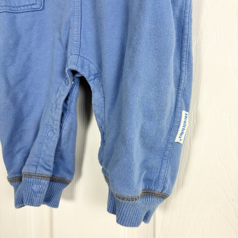 VTG 90s 100% Cotton Hiking Outdoors Nature Romper Jumpsuit Baby Boy 6M - 9M - Picture 3 of 5